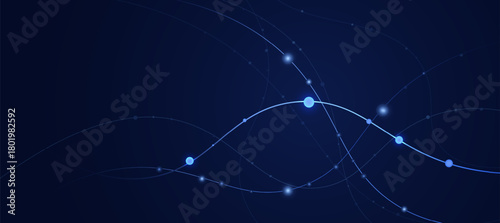 AI Technology Neural Network Futuristic Digital Abstract Background