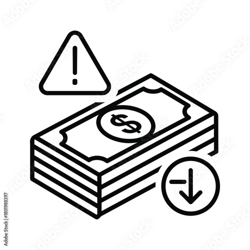 Emergency department hospital building icon with medical cross sign