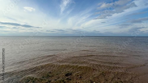 baltic sea beach summer waves jurmala latvia