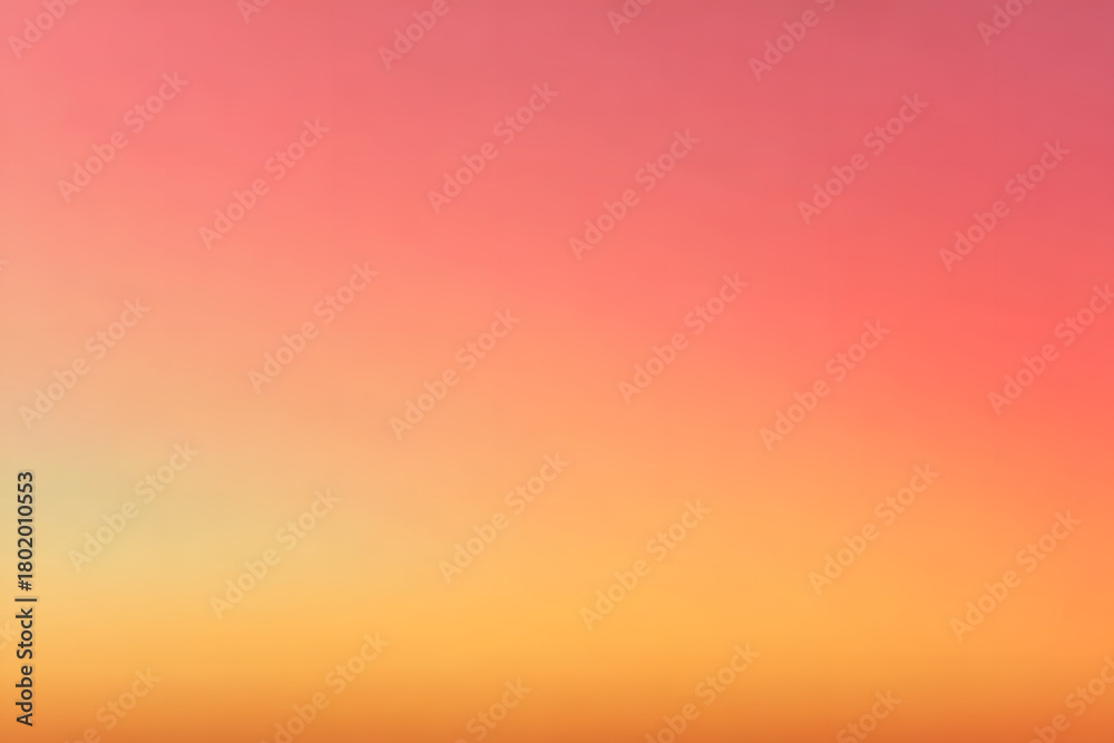 Obraz premium smooth peach to gold sunrise gradient with soft sky colors creating a clean warm modern background