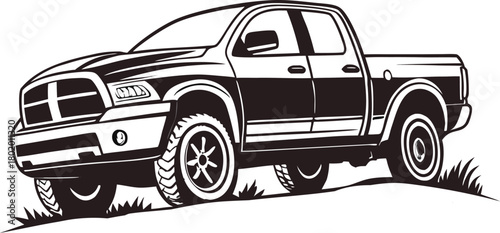 black old car vector