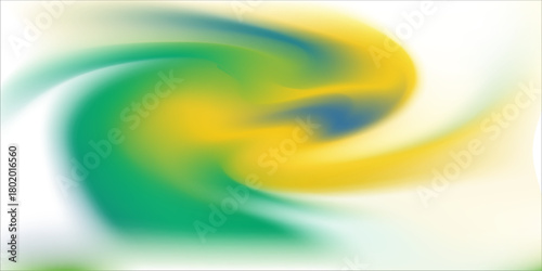 Wavy noisy and grainy yellow blue green copy space background