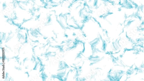 Gentle Swirling Turquoise and White Abstract Motion Graphic.