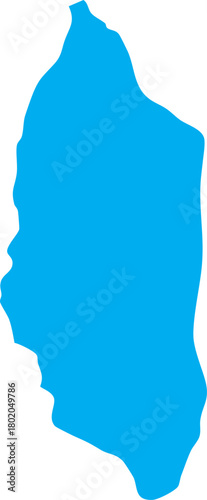 Walker Lake Nevada, Vector Map Shape