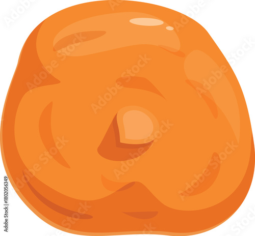 Ripe persimmon fruit is being dried, concentrating its sweetness and nutrients for a healthy snack