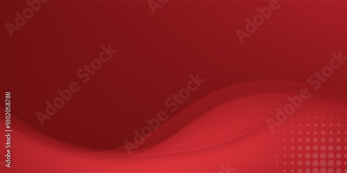Background red Abstract wave with luxury gradient light lines. Vector Modern wave. Modern design concept eps 10.