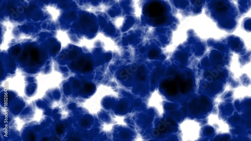 Abstract Blue Electric Plasma Energy Background Animation.
