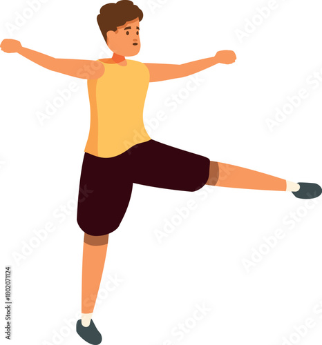 Sportsman doing fitness exercises, warming up before training, working out, healthy lifestyle and body care concept