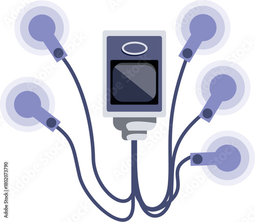 Electric muscle stimulation device increasing performance and aiding in recovery