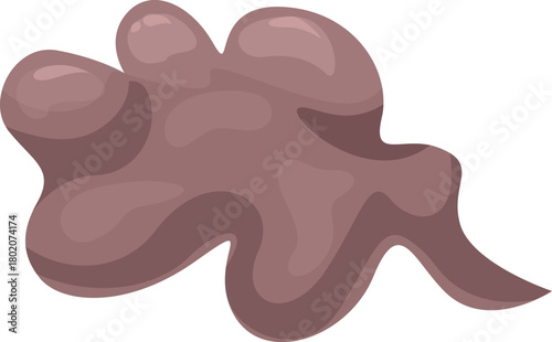 Inflamed adenoids obstructing the nasal passage, causing breathing difficulty and potential infections