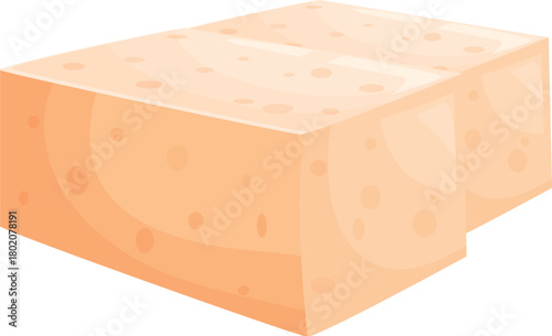 Fresh tofu, a staple in vegetarian and vegan cuisine, provides essential nutrients and culinary versatility