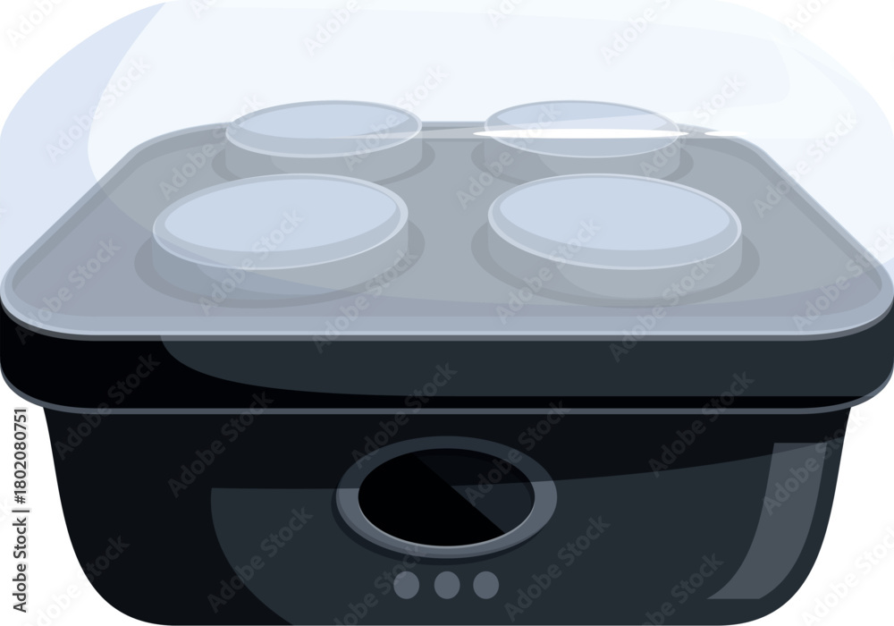 Fototapeta premium Yogurt maker machine making fresh yogurt at home