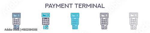 Payment Terminal Element For Design Graphic - Multi Styles