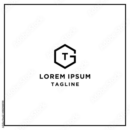 gt or tg hexagon logo