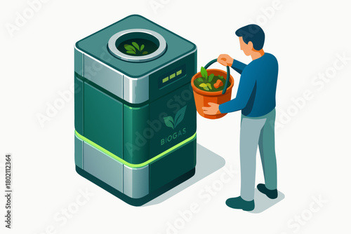 Embrace eco-friendly living with efficient biogas system for turning food waste into clean energy at home