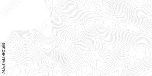 Modern abstract topo location map design White background. mountain land topographic world grid wave Topographic map geographic line texture.	