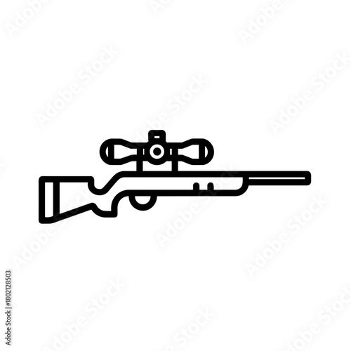 Precision Rifle Shooter Sniper Icon