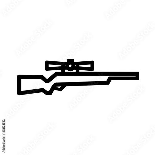 Precision Rifle Shooter Sniper Icon