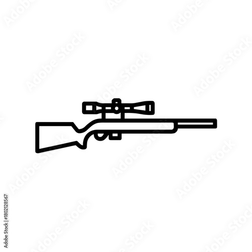 Precision Rifle Shooter Sniper Icon