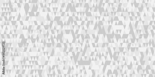 Abstract low polygon cubic white and gray vector poly triangle texture geometric pattern composed of triangular. geometric wall tile and metal cube background triangle wallpaper design.	