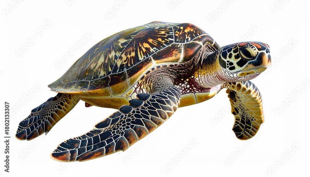 Fototapeta premium turtle on a rock