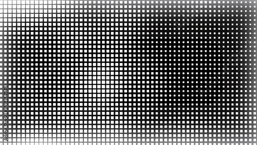 Black white geometric grid half tone background pattern abstract square gradient texture wallpaper backdrop