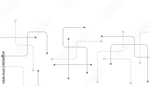Abstract background with technology circuit board texture. Modern electronic motherboard texture. Creative idea for internet technology. Tech concept for header, web banner, website, presentation.