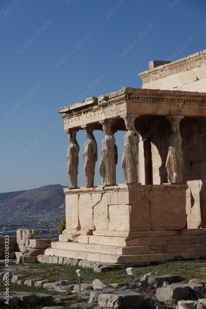 Obraz premium Acropolis of Athens – Ancient Greek Architecture and Historic Landmark