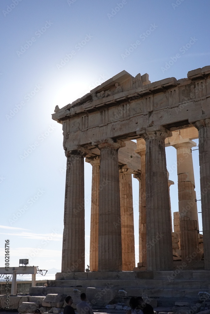 Obraz premium Acropolis of Athens – Ancient Greek Architecture and Historic Landmark