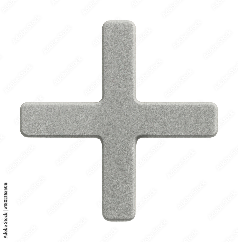 Obraz premium Cross-shaped plastic tile spacer for even grout lines in bathroom renovations.