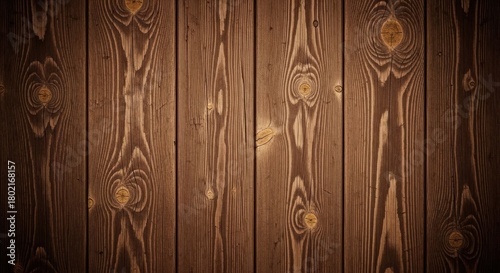 Dark Wooden Texture Background with Knots and Grain, Brown, Natural, Timber