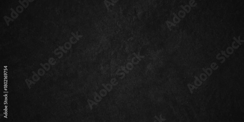 Dark black old wall paper grunge background. black blackboard and chalkboard texture. Dark black concrete wall texture element vintage grunge charcoal paint rough, distress backdrop background.	

