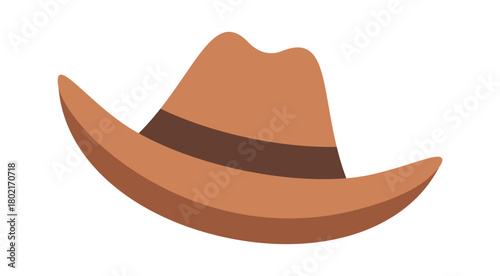 Retro cowboy hat traditional headwear