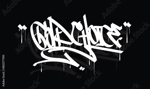 GOLD CHOICE graffiti tag style design