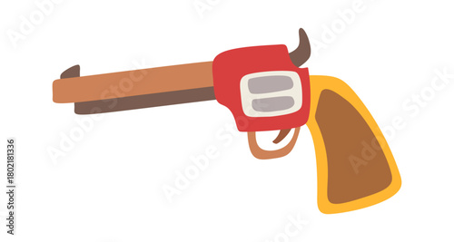 Revolver wild west weapon element