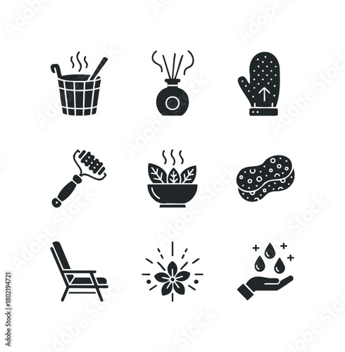 Wellness and Spa Icons Collection