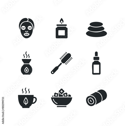 Spa and Wellness Icons Collection