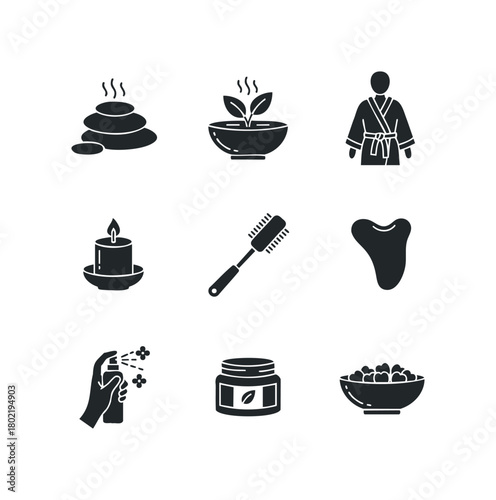Spa and Wellness Icons Collection