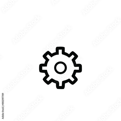 Modern and colorful abstract geometric icon set with primary and secondary colors