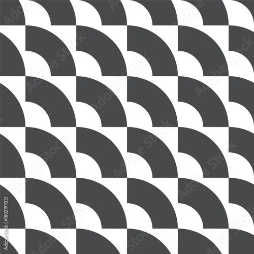 Seamless pattern geometric aesthetics background