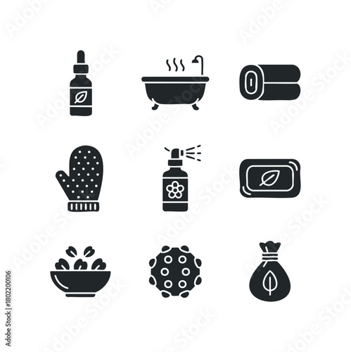Collection of Spa and Wellness Icons