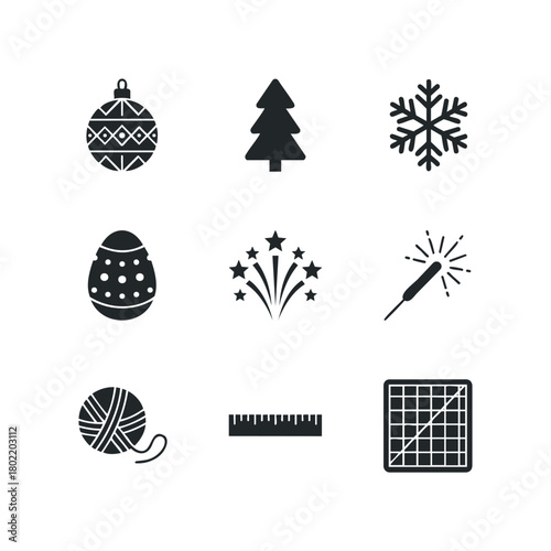 Holiday and Craft Icons Collection