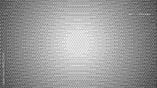 Retro game inspired pixel bitmap gradient with soft dither pattern and abstract halftone grid for creative design