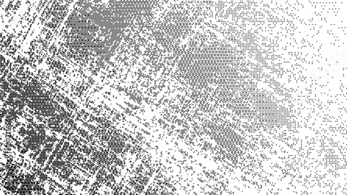 Classic arcade style pixel dither pattern featuring square bitmap gradients for nostalgic gaming background design