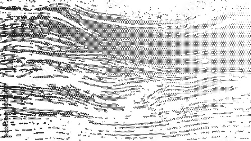 Retro pixel dither gradient background with classic bitmap pattern for vintage game design and digital art