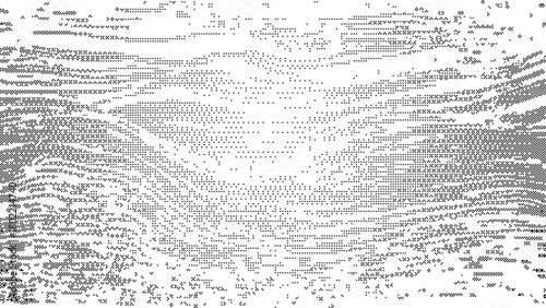 Retro pixel dither gradient background with classic bitmap pattern for vintage game design and digital art