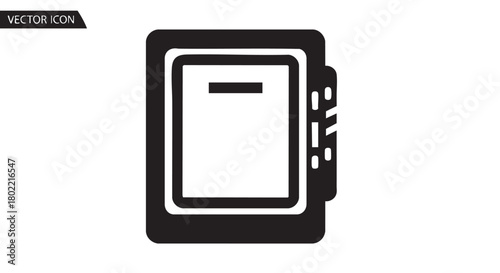 ## **33. E-reader device outline icon vector**
