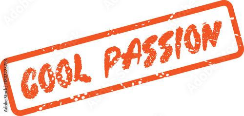 Grunge Orange Stamp with the Words Goal and Passion, Motivational and Inspiring