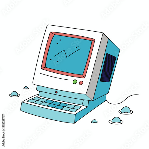 A sleek futuristic fade of computer technology, blending glowing circuits and soft neon gradients into a seamless digital horizon, capturing the evolution of tomorrow’s tech.