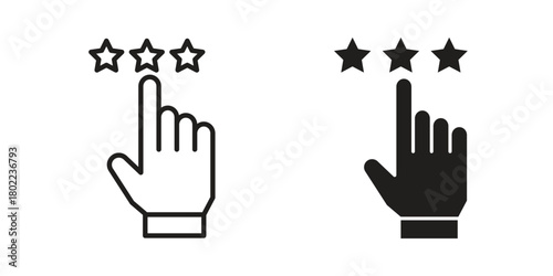 Customer feedback icon for web, app, infographic.